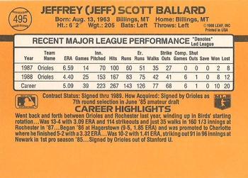 Jeff Ballard  baseball card collectible - Main Image 2
