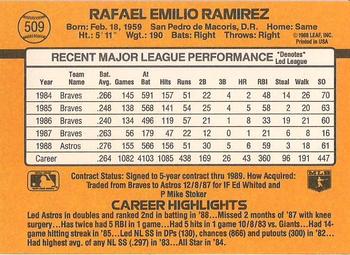 Rafael Ramirez  baseball card collectible - Main Image 2