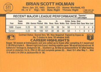 Brian Holman  baseball card collectible - Main Image 2