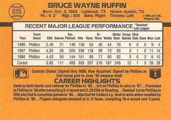 Bruce Ruffin  baseball card collectible - Main Image 2