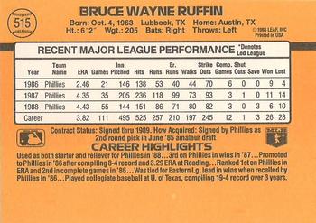 Bruce Ruffin  baseball card collectible - Main Image 2