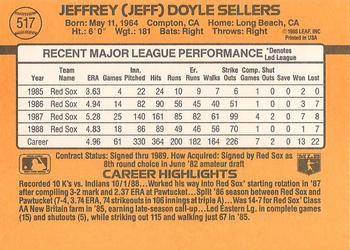 Jeff Sellers  baseball card collectible - Main Image 2