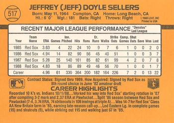 Jeff Sellers  baseball card collectible - Main Image 2