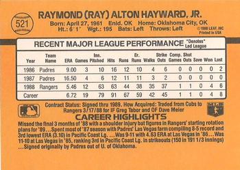 Ray Hayward  baseball card collectible - Main Image 2