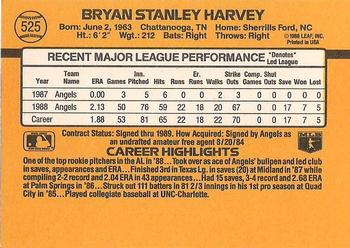 Bryan Harvey  baseball card collectible - Main Image 2