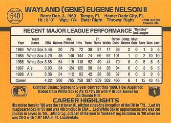 Gene Nelson  baseball card collectible - Main Image 2