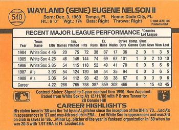 Gene Nelson  baseball card collectible - Main Image 2