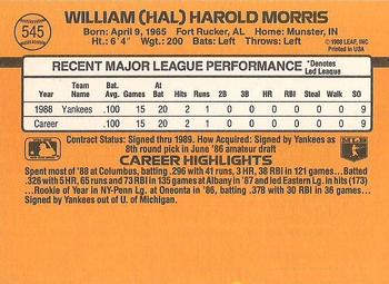 Hal Morris  baseball card collectible - Main Image 2