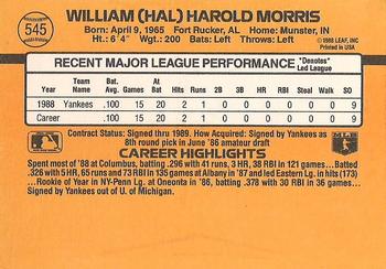 Hal Morris  baseball card collectible - Main Image 2