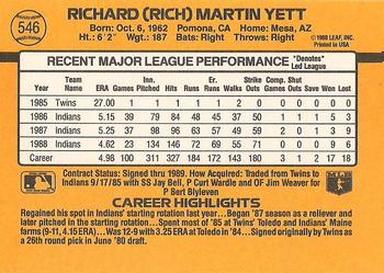 Rich Yett  baseball card collectible - Main Image 2