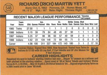 Rich Yett  baseball card collectible - Main Image 2