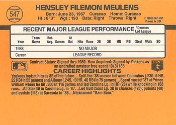 Hensley Meulens  baseball card collectible - Main Image 2