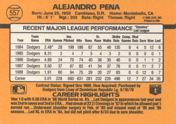 Alejandro Pena  baseball card collectible - Main Image 2