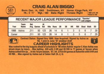 Craig Biggio  baseball card collectible - Main Image 2