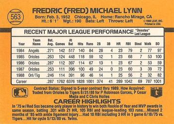 Fred Lynn  baseball card collectible - Main Image 2