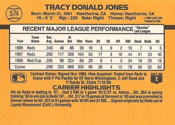 Tracy Jones  baseball card collectible - Main Image 2