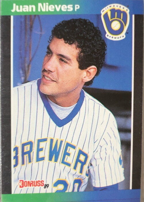 Juan Nieves  baseball card collectible - Main Image 3
