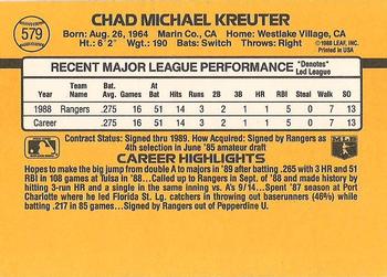 Chad Kreuter  baseball card collectible - Main Image 2