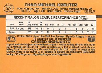 Chad Kreuter  baseball card collectible - Main Image 2