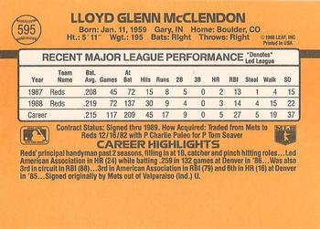 Lloyd McClendon  baseball card collectible - Main Image 2