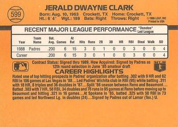 Jerald Clark  baseball card collectible - Main Image 2