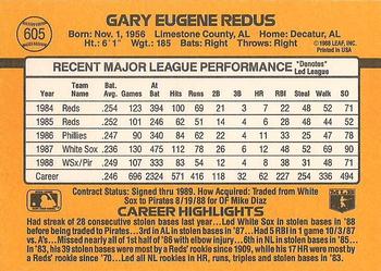 Gary Redus  baseball card collectible - Main Image 2