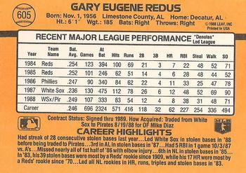 Gary Redus  baseball card collectible - Main Image 2