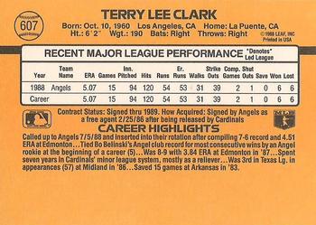 Terry Clark  baseball card collectible - Main Image 2
