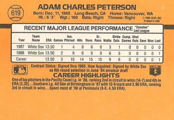 Adam Peterson  baseball card collectible - Main Image 2