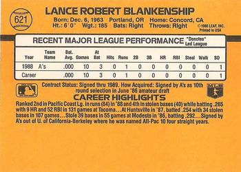 Lance Blankenship  baseball card collectible - Main Image 2