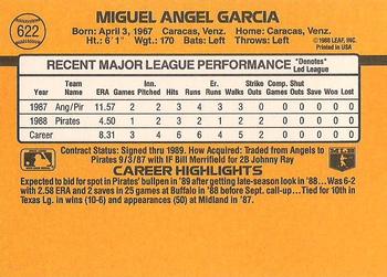 Miguel Garcia  baseball card collectible - Main Image 2