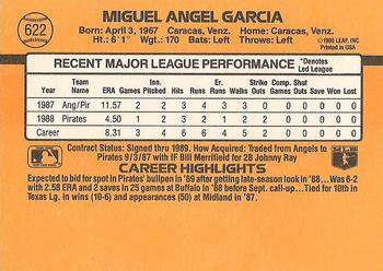 Miguel Garcia  baseball card collectible - Main Image 2