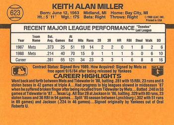 Keith Miller  baseball card collectible - Main Image 2