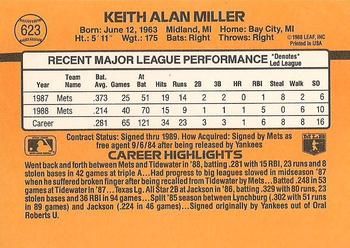Keith Miller  baseball card collectible - Main Image 2
