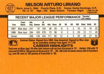 Nelson Liriano  baseball card collectible - Main Image 2