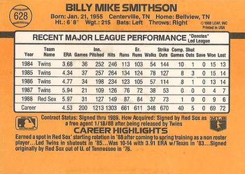 Mike Smithson  baseball card collectible - Main Image 2
