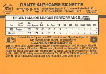 Dante Bichette  baseball card collectible - Main Image 2