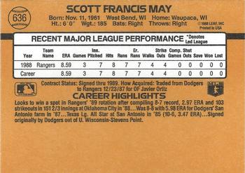 Scott May  baseball card collectible - Main Image 2