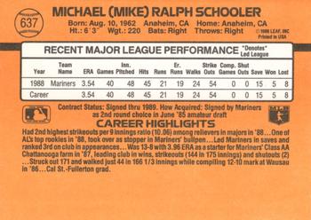Mike Schooler  baseball card collectible - Main Image 2