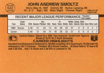John Smoltz  baseball card collectible - Main Image 2