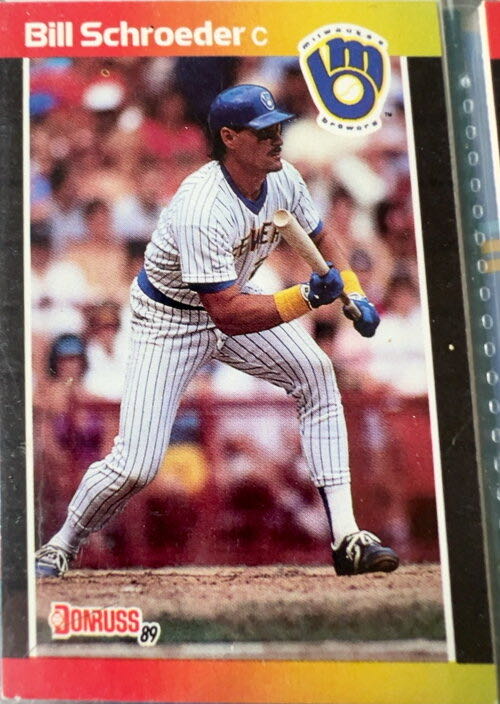 Bill Schroeder  baseball card collectible - Main Image 3