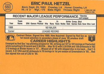 Eric Hetzel  baseball card collectible - Main Image 2