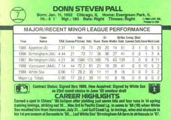 Donn Pall  baseball card collectible - Main Image 2