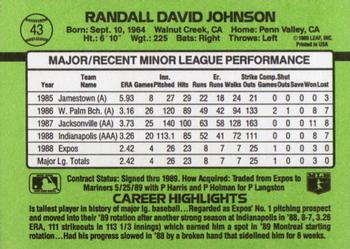 Randy Johnson  baseball card collectible - Main Image 2