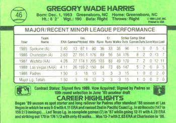 Greg Harris  baseball card collectible - Main Image 2