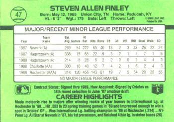 Steve Finley  baseball card collectible - Main Image 2