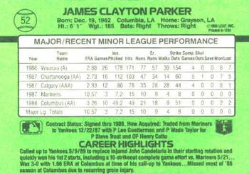 Clay Parker  baseball card collectible - Main Image 2