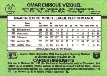 Omar Vizquel  baseball card collectible - Main Image 2