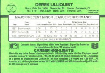 Derek Lilliquist  baseball card collectible - Main Image 2