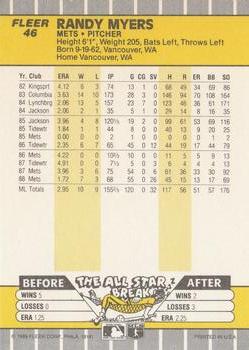 Randy Myers  baseball card collectible - Main Image 2